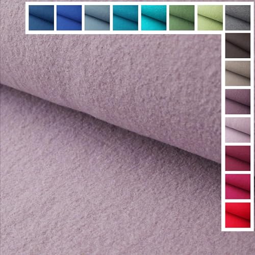 Premium Walkloden Walkstoff Kochwolle - 100% Wolle, Stoffe, Trachtenstoff, Meterware ab 25 cm Länge - Farbe Flieder - Hell Lila Premium Walkloden Walkstoff Kochwolle - 100% Wolle, Stoffe, Trachtenstoff, Meterware ab 25 cm Länge - Farbe Flieder - Hell Lila von Stoffe Kudellino