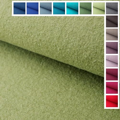 Premium Walkloden Walkstoff Kochwolle - 100% Wolle, Stoffe, Trachtenstoff, Meterware ab 25 cm Länge - Farbe Kiwi Grün - Hellgrün Premium Walkloden Walkstoff Kochwolle - 100% Wolle, Stoffe, Trachtenstoff, Meterware ab 25 cm Länge - Farbe Kiwi Grün - Hellgrün von Stoffe Kudellino