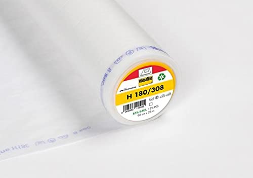 H180 Bügeleinlage Softline 90cm weiß von Stoffe Werning