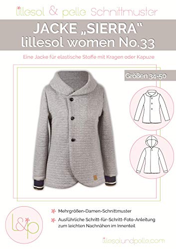 Lillesol & Pelle Schnittmuster women No33 Jacke Sierra Papierschnittmuster Lillesol & Pelle Schnittmuster women No33 Jacke Sierra Papierschnittmuster von Stoffe Werning
