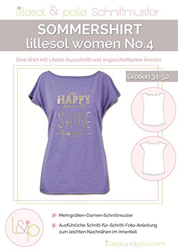 Lillesol & Pelle Schnittmuster women No4 Sommershirt Papierschnittmuster Lillesol & Pelle Schnittmuster women No4 Sommershirt Papierschnittmuster von Stoffe Werning