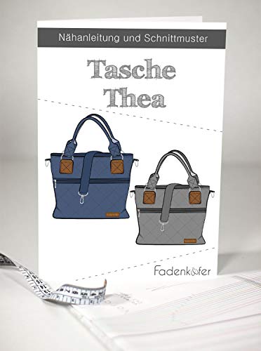 Schnittmuster Fadenkäfer Tasche Thea Papierschnittmuster von Stoffe Werning