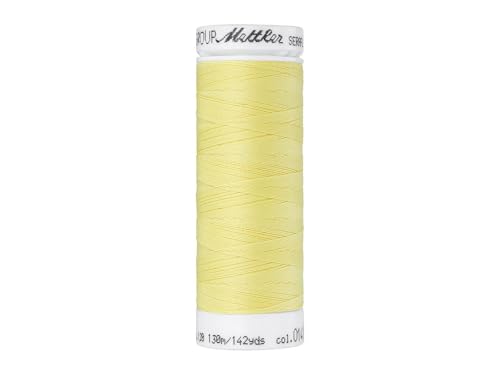 Seraflex elastisches Nähgarn 130 m blassgelb Mettler - Preis gilt für 1 Rolle von Stoffe Werning
