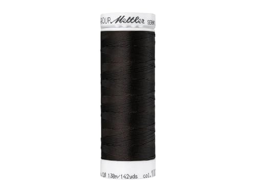 Seraflex elastisches Nähgarn 130 m dunkelbraun Mettler - Preis gilt für 1 Rolle von Stoffe Werning