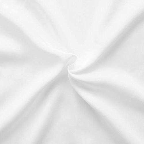 100% Viskose Javanaise Stoff Meterware Weiss von Stoffkontor