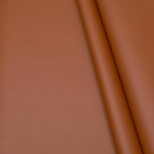 Polster PVC Kunstleder, Polsterstoff Möbelstoff Meterware - Hell-Braun von Stoffkontor