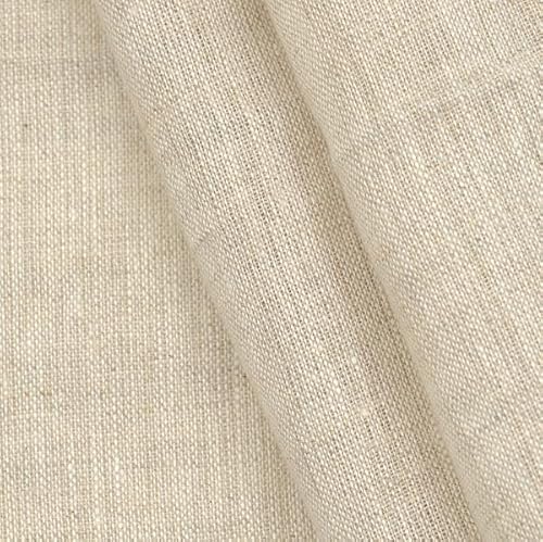 STOFFKONTOR 100% Leinenstoff - Öko-Tex Standard 100 - Meterware, Farbe Elfenbein - zum Nähen von Bekleidung und Dekorationen von Stoffkontor