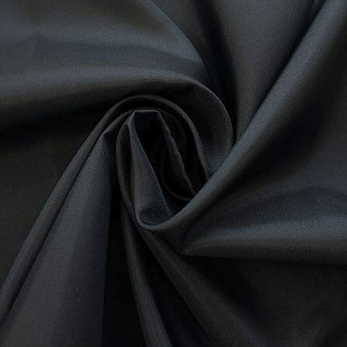 STOFFKONTOR Acetat Taft Futterstoff Stoff - Meterware, schwarz - zum Abfüttern von Oberbekleidung und zur Dekoration von Stoffkontor