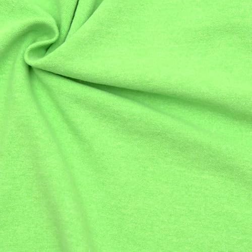 STOFFKONTOR Baumwoll-Mix Bündchenstoff glatt - Schlauchware - Meterware, Farbe Neon-Grün - Öko-Tex Standard 100 - zum Nähen von Sweatshirts, Kleidern uvm. STOFFKONTOR Baumwoll-Mix Bündchenstoff glatt - Schlauchware - Meterware, Farbe Neon-Grün - Öko-Tex Standard 100 - zum Nähen von Sweatshirts, Kleidern uvm. von Stoffkontor