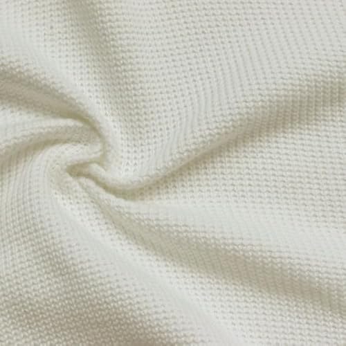 STOFFKONTOR Baumwoll Strickstoff Stoff - Meterware, Farbe Creme-Weiss - Öko-Tex Standard 100 - zum Nähen von Pullis, Kleidern uvm. STOFFKONTOR Baumwoll Strickstoff Stoff - Meterware, Farbe Creme-Weiss - Öko-Tex Standard 100 - zum Nähen von Pullis, Kleidern uvm. von Stoffkontor