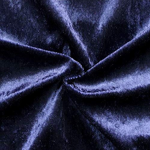 STOFFKONTOR Pannesamt Stoff - Meterware, nacht-blau - zum Nähen von Bekleidung, Kostümen, Dekorationen STOFFKONTOR Pannesamt Stoff - Meterware, nacht-blau - zum Nähen von Bekleidung, Kostümen, Dekorationen von Stoffkontor