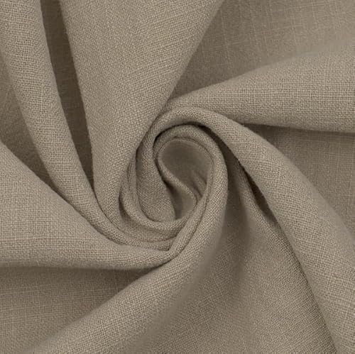 Stoff Kontor STOFFKONTOR 100% Leinenstoff Stonewashed - Meterware, Farbe Beige - zum Nähen von Bekleidung und Dekorationen Stoff Kontor STOFFKONTOR 100% Leinenstoff Stonewashed - Meterware, Farbe Beige - zum Nähen von Bekleidung und Dekorationen von Stoffkontor