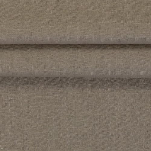 100% Leinen VENEDIG 0,5m 235g/m² Leinenstoff Sommerleinen Meterware Mittelalterstoff (Sand) von Stofftreff Santi