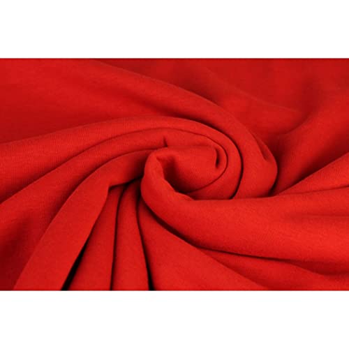 Alpenfleece "SUSAN" Kuschelfleece-0,5 m Schritte-Meterware-Winterfleece-Decken, Mäntel, Patchworkstoff-Breite ca.155 cm-360g/qm-35 Farben (Rot-4040-SUSAN) von Stofftreff Santi