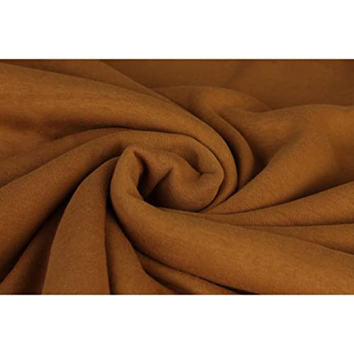 Alpenfleece "SUSAN" Kuschelfleece-0,5 m Schritte-Meterware-Winterfleece-Decken, Mäntel, Patchworkstoff-Breite ca.155 cm-360g/qm-35 Farben (Taupe-125-SUSAN) von Stofftreff Santi