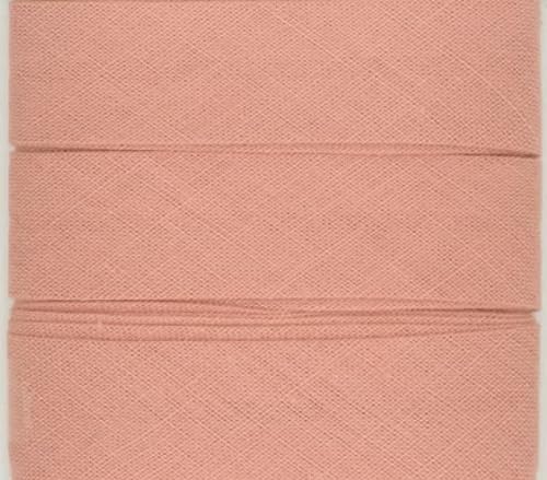 Baumwoll-Schrägbänder-Uni-ca. 20 mm Breite x 3 Meter Länge- in 28 Farben Einfassband gefalzt (Altpink) von Stofftreff Santi