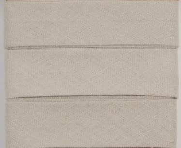 Baumwoll-Schrägbänder-Uni-ca. 20 mm Breite x 3 Meter Länge- in 28 Farben Einfassband gefalzt (Silber) von Stofftreff Santi
