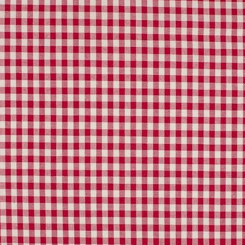 Baumwolle KARO Karierte Baumwolle mit 1x1 cm Karo`s 0,5m - Öko-Tex Fahnentuch Dekostoffe Tischdecke Meterware (Rot) von Stofftreff Santi