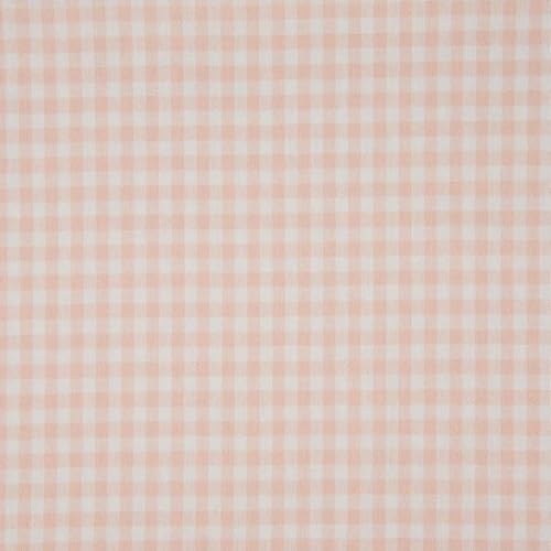 Baumwolle KARO Karierte Baumwolle mit 1x1 cm Karo`s 0,5m - Öko-Tex Fahnentuch Dekostoffe Tischdecke Meterware (Salmon2) von Stofftreff Santi