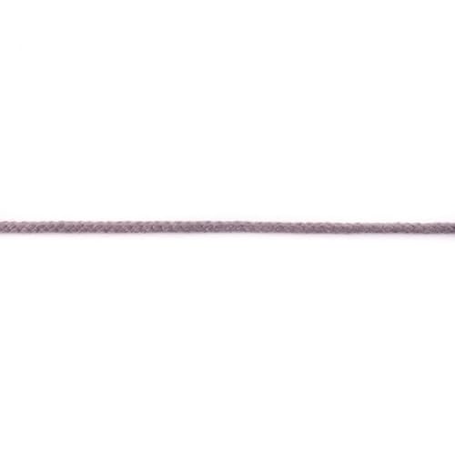 Baumwollkordel Doppelt geflochten in 8mm und 5 mm, Meterware Hoodiekordeln - gedrehte Kordel in vielen Farben (Dunkelgrau, 5mm) von Stofftreff Santi