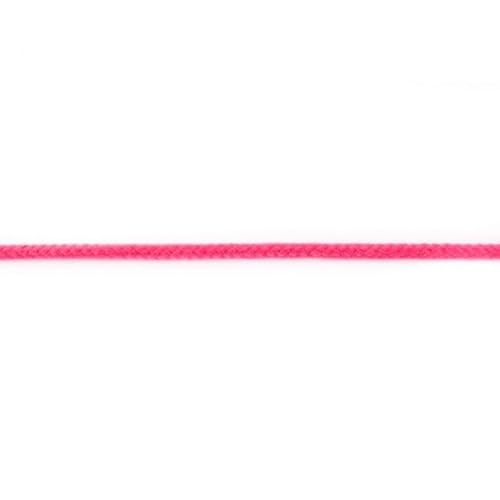 Baumwollkordel Doppelt geflochten in 8mm und 5 mm, Meterware Hoodiekordeln - gedrehte Kordel in vielen Farben (Fuchsia, 8mm) von Stofftreff Santi
