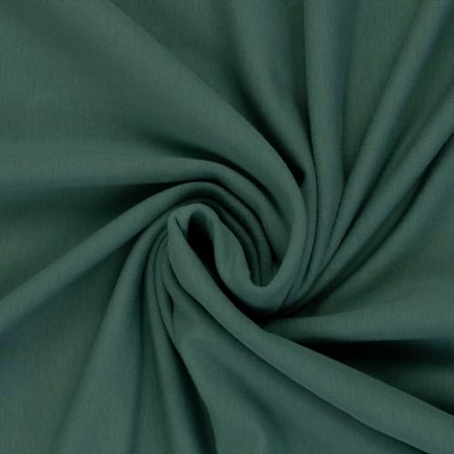 Bündchen HEIKE von Swafing - Strickschlauch - glatt/fein- 100 cm Schlauch- 25 cm Schritte Öko-Tex Standard Schlauchware/Bündchenstoff Neue Farben passent zur EIKE, MAIKE und NAOMI (267-Smaragd) von Stofftreff Santi