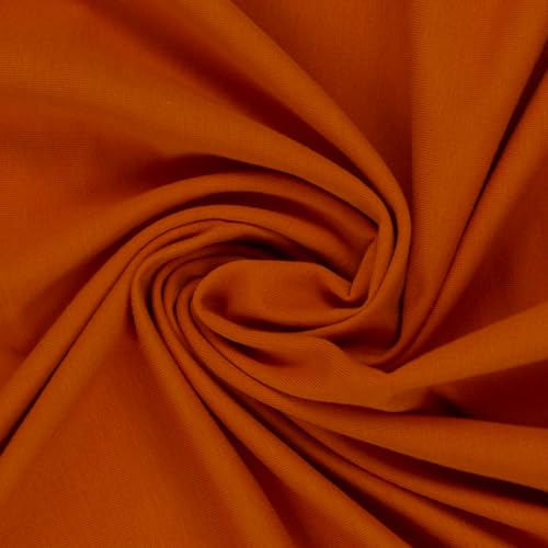 Bündchen HEIKE von Swafing - Strickschlauch - glatt/fein- 100 cm Schlauch- 25 cm Schritte Öko-Tex Standard Schlauchware/Bündchenstoff Neue Farben passent zur EIKE, MAIKE und NAOMI (423-Orange) von Stofftreff Santi