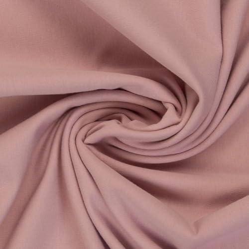 Bündchen HEIKE von Swafing - Strickschlauch - glatt/fein- 100 cm Schlauch- 25 cm Schritte Öko-Tex Standard Schlauchware/Bündchenstoff Neue Farben passent zur EIKE, MAIKE und NAOMI (432-Rosa) von Stofftreff Santi