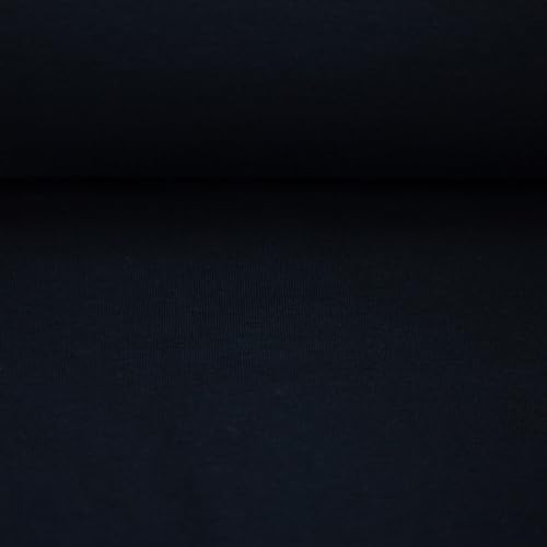 Bündchen HEIKE von Swafing - Strickschlauch - glatt/fein- 100 cm Schlauch- 25 cm Schritte Öko-Tex Standard Schlauchware/Bündchenstoff Neue Farben passent zur EIKE, MAIKE und NAOMI (597-Dunkelblau) von Stofftreff Santi