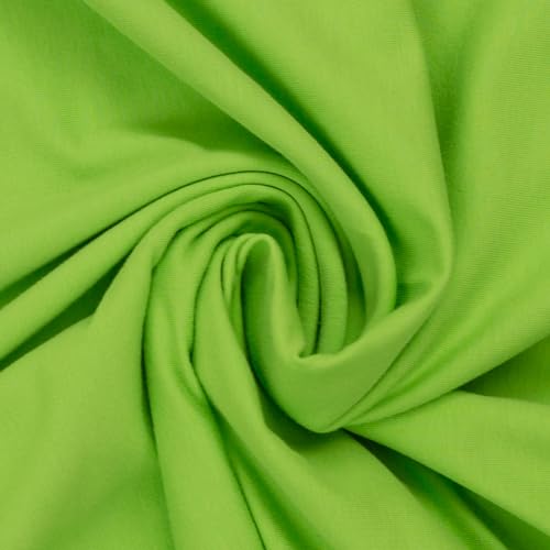 Bündchen HEIKE von Swafing - Strickschlauch - glatt/fein- 100 cm Schlauch- 25 cm Schritte Öko-Tex Standard Schlauchware/Bündchenstoff Neue Farben passent zur EIKE, MAIKE und NAOMI (601-Kiwi) von Stofftreff Santi