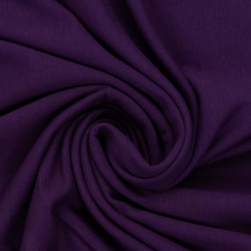 Bündchen HEIKE von Swafing - Strickschlauch - glatt/fein- 100 cm Schlauch- 25 cm Schritte Öko-Tex Standard Schlauchware/Bündchenstoff Neue Farben passent zur EIKE, MAIKE und NAOMI (647-Lila) von Stofftreff Santi