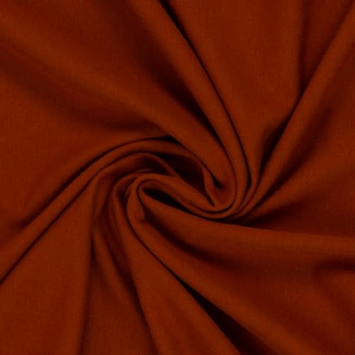 Bündchen HEIKE von Swafing - Strickschlauch - glatt/fein- 100 cm Schlauch- 25 cm Schritte Öko-Tex Standard Schlauchware/Bündchenstoff Neue Farben passent zur EIKE, MAIKE und NAOMI (715-Kupfer) von Stofftreff Santi