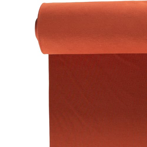 Bündchen Strickschlauch XXXL Breite 70cm offen 140cm Bündchenstoff Öko-Tex - Meterware Wohnwagenbezug (Tera) von Stofftreff Santi
