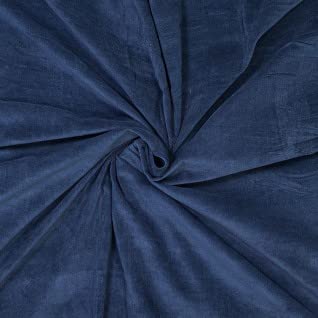 Cord-WASHED-ELENA-Hosen-,Taschen- und Jackenstoff-Nähen mit Cord-100% Baumwolle- 50 cm Schritte -Meterware (Marineblau-13285) von Stofftreff Santi