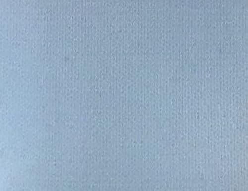 Dehnbarer Futterstoff-DIRK, Nähen, Innenfutter, Patchwork, Füllmaterial, Innenseite, Taschen-105 g/QM-150 cm breit-50 cm Schritte-Meterware (Hellblau-5000-DIRK) von Stofftreff Santi