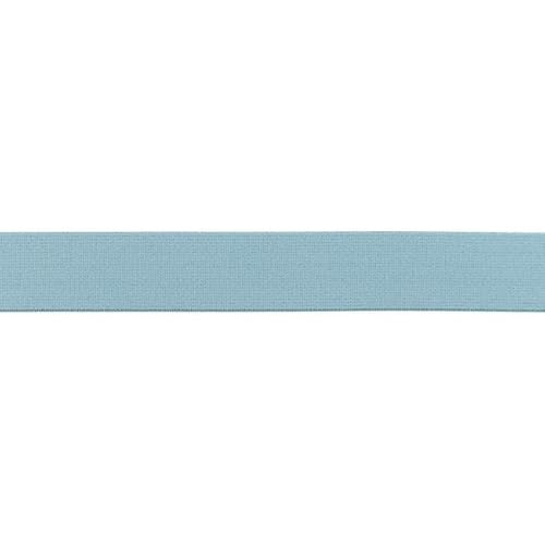 Elastische flache Gummibänder- 25 mm-Uni-100 cm-Meterware-Nähen, Patchwork, Befestigung & Bastelarbeiten (Altblau-25mm) von Stofftreff Santi