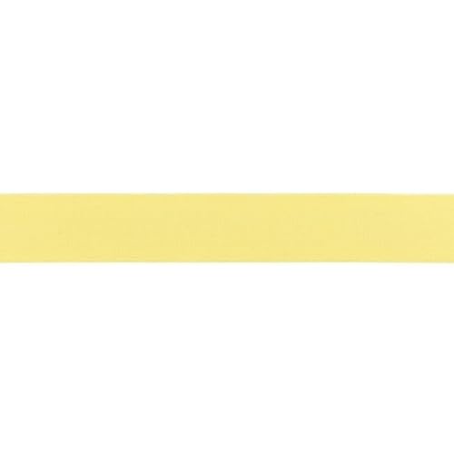 Elastische flache Gummibänder- 25 mm-Uni-100 cm-Meterware-Nähen, Patchwork, Befestigung & Bastelarbeiten (Gelb-25mm) von Stofftreff Santi