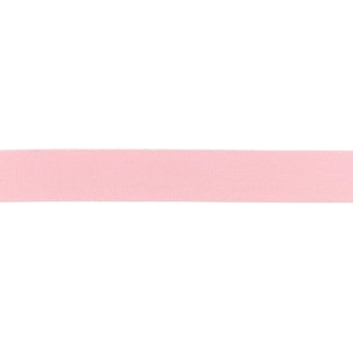 Elastische flache Gummibänder- 25 mm-Uni-100 cm-Meterware-Nähen, Patchwork, Befestigung & Bastelarbeiten (Rosa-25mm) von Stofftreff Santi