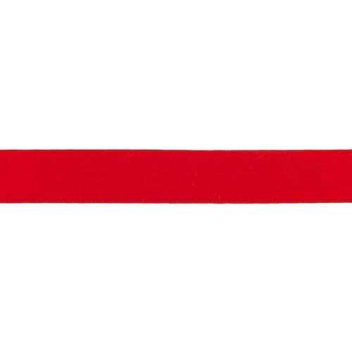 Elastische flache Gummibänder- 25 mm-Uni-100 cm-Meterware-Nähen, Patchwork, Befestigung & Bastelarbeiten (Rot-25mm) von Stofftreff Santi