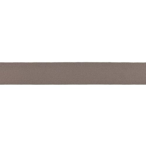 Elastische flache Gummibänder- 25 mm-Uni-100 cm-Meterware-Nähen, Patchwork, Befestigung & Bastelarbeiten (Taupe-25mm) von Stofftreff Santi