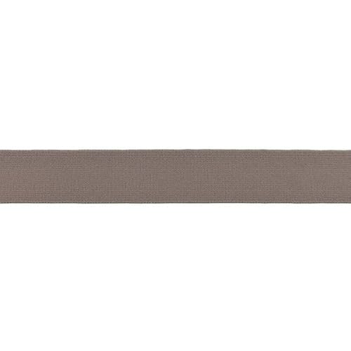 Elastische flache Gummibänder- 25 mm-Uni-100 cm-Meterware-Nähen, Patchwork, Befestigung & Bastelarbeiten (Taupe-25mm) von Stofftreff Santi