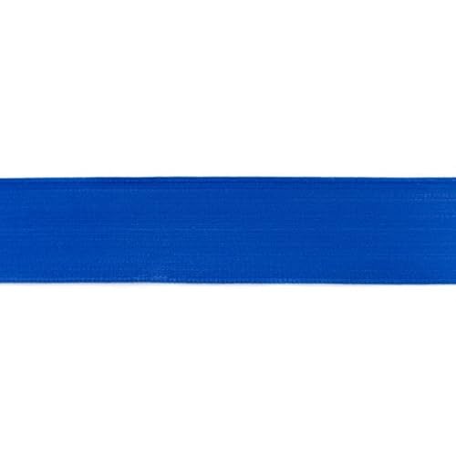 Elastische flache Gummibänder-40mm-Uni-100 cm-Meterware-Nähen, Patchwork, Befestigung & Bastelarbeiten (Kobalt) von Stofftreff Santi