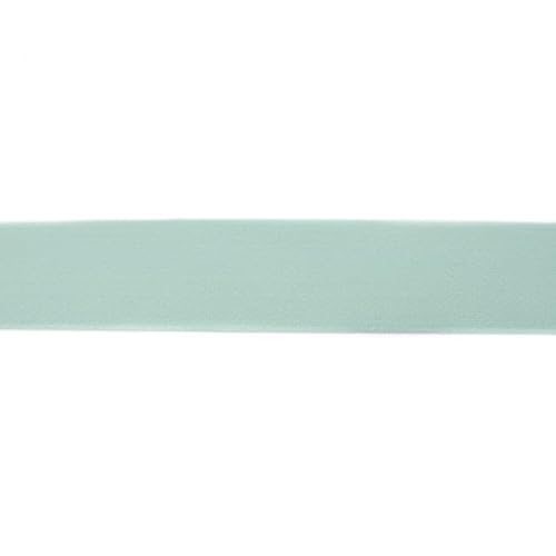 Elastische flache Gummibänder-40mm-Uni-100 cm-Meterware-Nähen, Patchwork, Befestigung & Bastelarbeiten (Mint) von Stofftreff Santi