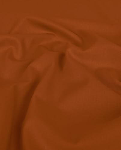 Futterstoff-Anti Statisch LINING Deluxe -Tasche-,Jacken- und Innenstoff-Ausfüllstoff, Blazer-65 g/QM-150 cm breit-50 cm Schritte-Meterware (Brique) von Stofftreff Santi