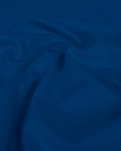 Futterstoff-Anti Statisch LINING Deluxe -Tasche-,Jacken- und Innenstoff-Ausfüllstoff, Blazer-65 g/QM-150 cm breit-50 cm Schritte-Meterware (Kobalt) von Stofftreff Santi