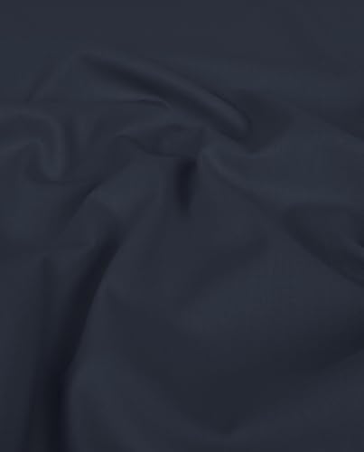 Futterstoff-Anti Statisch LINING Deluxe -Tasche-,Jacken- und Innenstoff-Ausfüllstoff, Blazer-65 g/QM-150 cm breit-50 cm Schritte-Meterware (Marine) von Stofftreff Santi