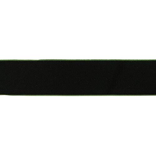 Gummibänder-40mm-farbiger Rand-50 cm-Meterware (Army) von Stofftreff Santi