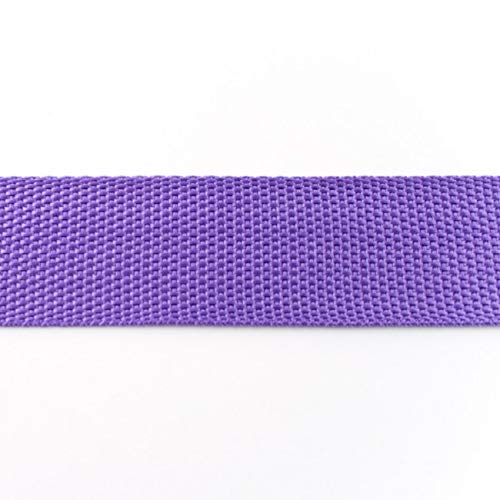 Gurtband-40 mm-Polypropylen-50 cm-Meterware in 23 Farben (Violett-41046) von Stofftreff Santi