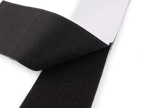 Klettband 30 mm Breit Selbstklebend Schwarz 1 Meter - Meterware Set Haken und Schlaufen/Flausch Klettverschluss Klettband 30 mm Breit Selbstklebend Schwarz 1 Meter - Meterware Set Haken und Schlaufen/Flausch Klettverschluss von Stofftreff Santi