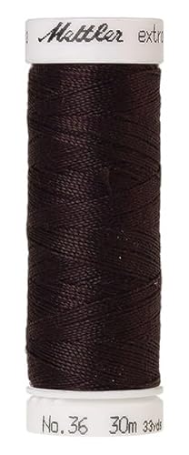 Mettler EXTRA STARK 36-30m 100% Polyester, Feinheit: ca. Nm 23/2 (dtex 438 * 2) Nadelstärke: Nm 90-120 (Bitter Chocolate-0796) von Stofftreff Santi